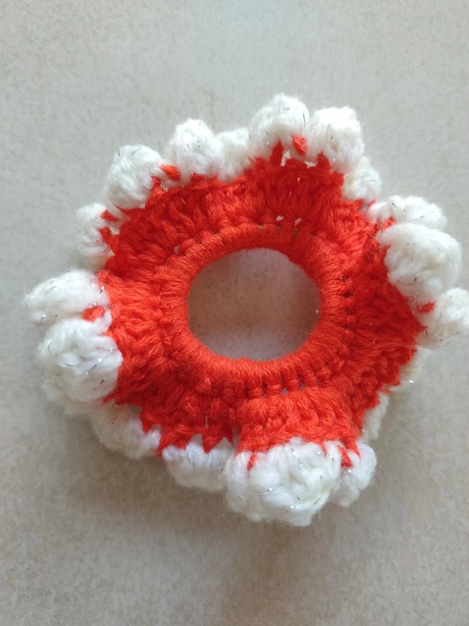 Haarelastiek scrunchies klein gehaakt diverse kleuren